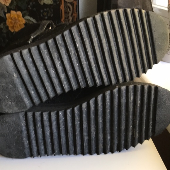 Liebeskind black leather hiking boots. EUC 38 - Picture 8 of 12